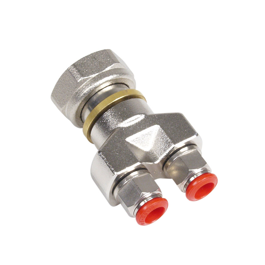 MAGNUM PUSH aansluitset, voor 2x 80 meter buis 10 mm