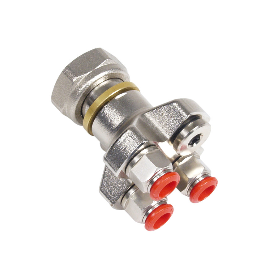MAGNUM PUSH aansluitset, voor 3x 80 meter buis 10 mm