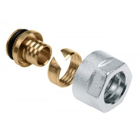 BONFIX Adaptor SET euroconus 16 x 2.0 tbv PE-RT V.V.